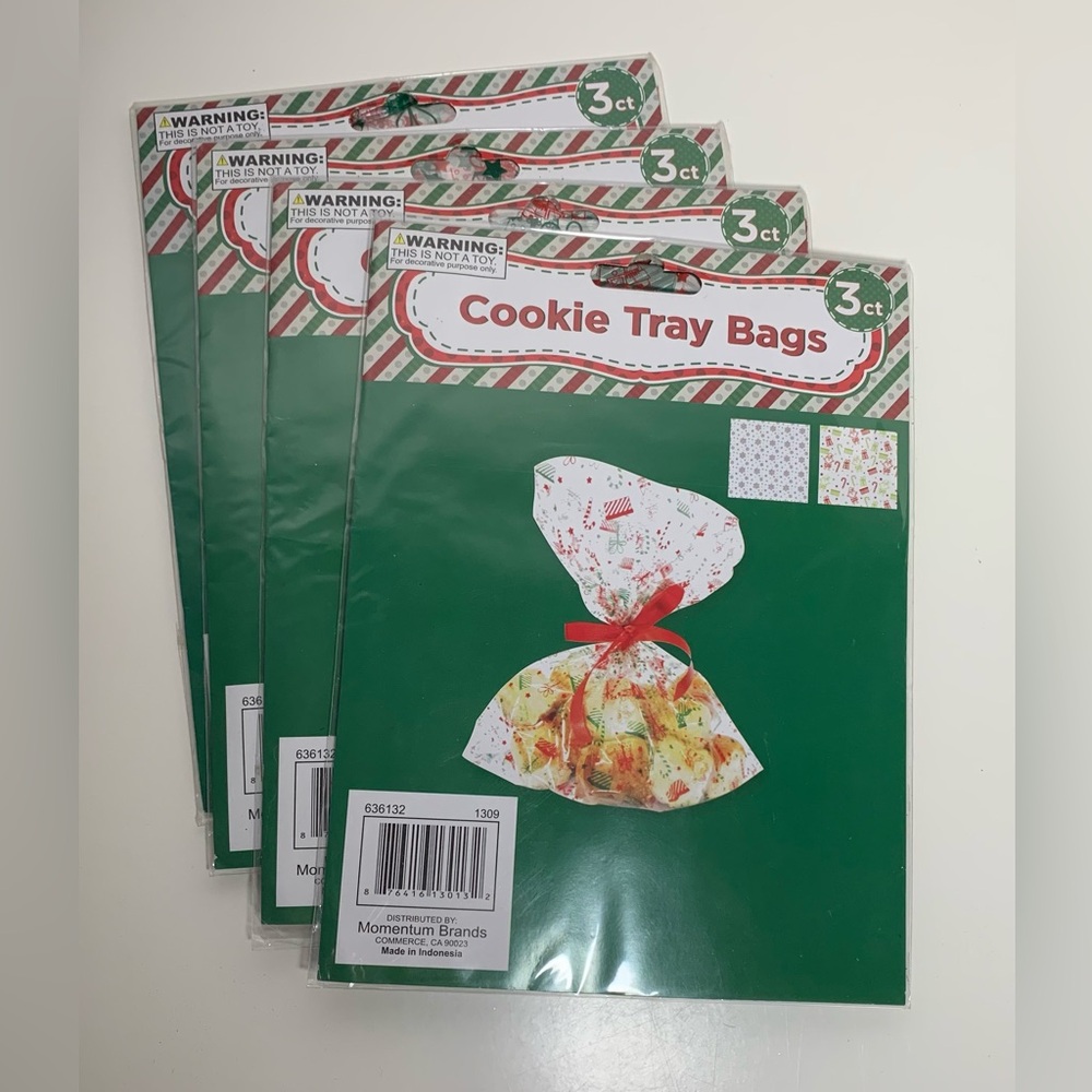 Cookie tray bags, 4-pack